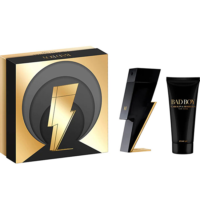 Carolina Herrera Bad Boy - EDT 100 ml + sprchový gel 100 ml Dárková sada