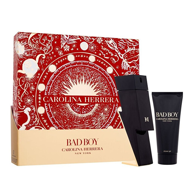 Carolina Herrera Bad Boy - EDT 100 ml + sprchový gel 100 ml Dárková sada