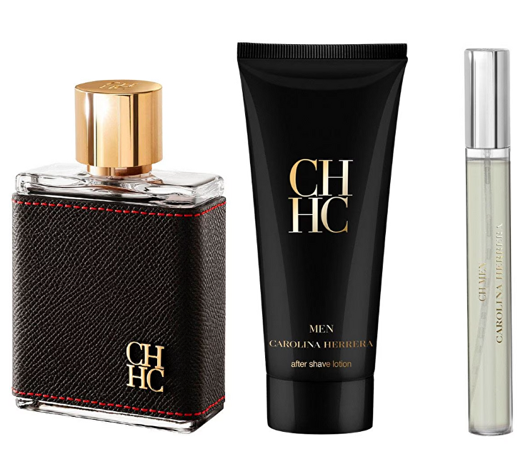 CH For Men - EDT 100 ml + balzám po holení 100 ml + EDT 10 ml