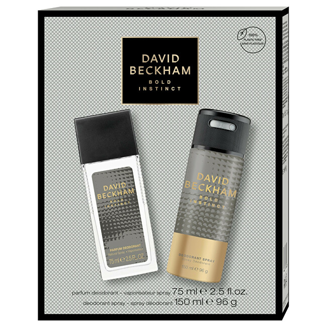 David Beckham Bold Instinct - deodorant s rozprašovačem 75 ml + deodorant ve spreji 150 ml