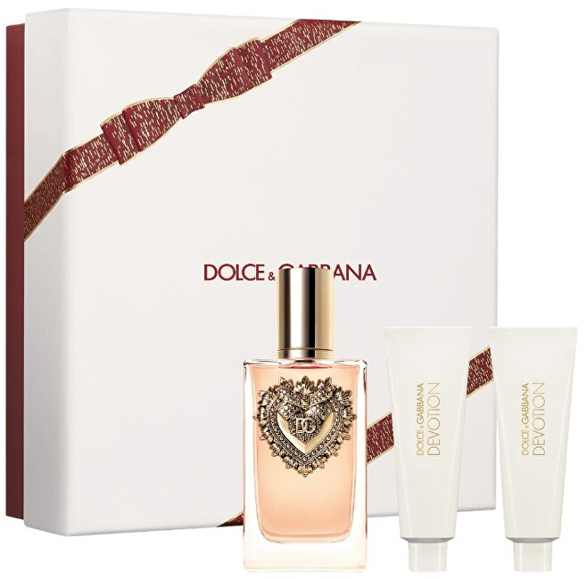 Dolce & Gabbana Dolce & Gabbana Devotion - EDP 100 ml + sprchový gel 50 ml + tělové mléko 50 ml Dárková sada