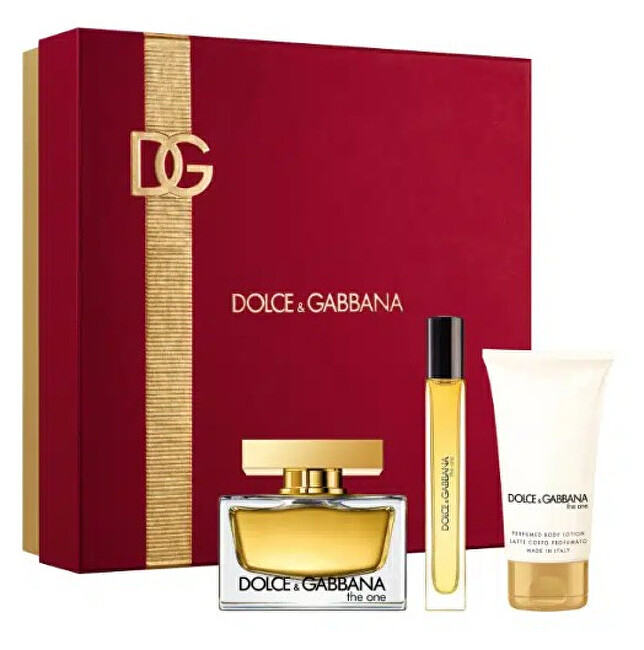 Dolce & Gabbana The One - EDP 75 ml + tělové mléko 50 ml + EDP 10 ml Dárková sada