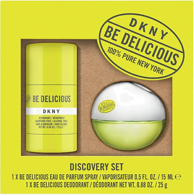 DKNY DKNY Be Delicious - EDP 15 ml + tuhý deodorant 25 g Mini sada