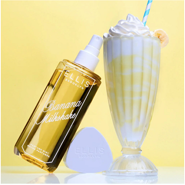 Ellis Brooklyn Banana Milkshake - tělový a vlasový sprej 90 ml