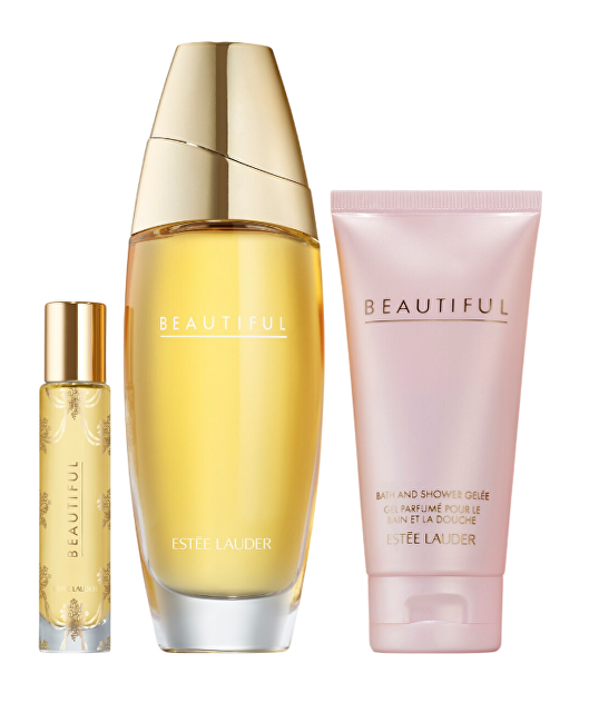 Estée Lauder Beautiful - EDP 75 ml + tělové mléko 75 ml + EDP 10 ml Dárková sada