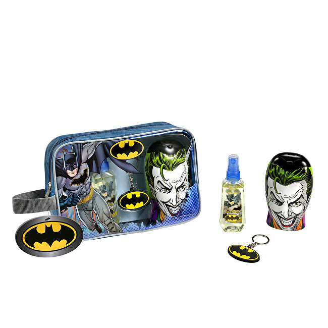 Batman - EDT 90 ml + 2v1 pěna do koupele a šampon 300 ml + přívěsek