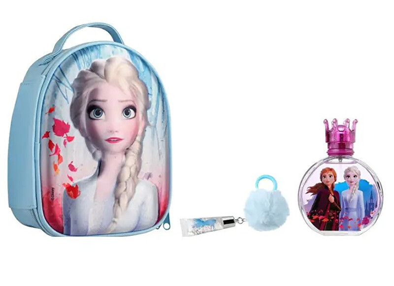 EP Line Disney Frozen - EDT 100 ml + lesk na rty + batoh Dárková sada