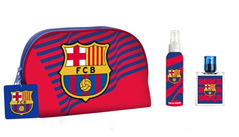 EP Line FC Barcelona - EDT 50 ml + EDT 100 ml + kosmetická taška Dárková sada
