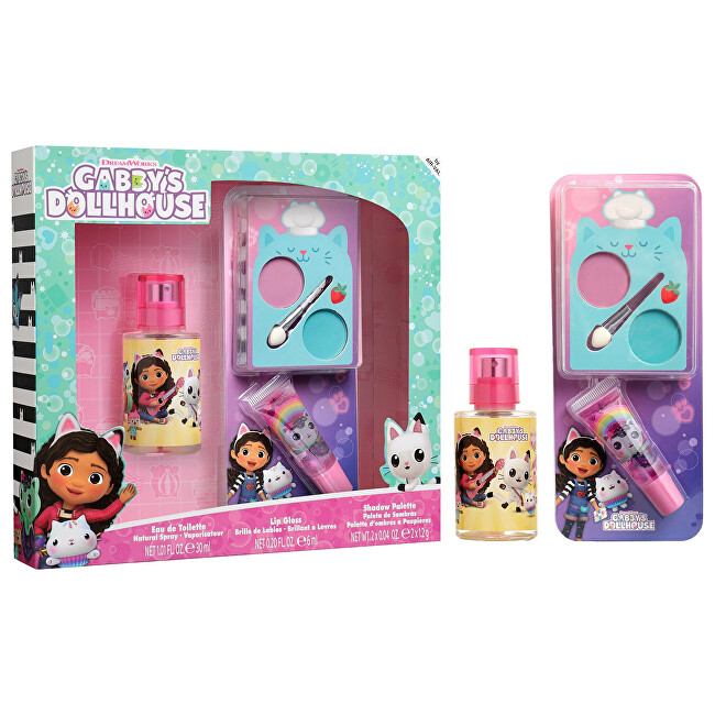 EP Line Gabby`s Dolls House - EDT 30 ml + lesk na rty + oční stíny Dárková sada