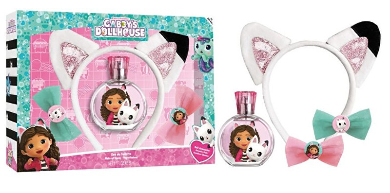EP Line Gabby`s Dolls House - EDT 50 ml + čelenka + doplňky do vlasů Dárková sada