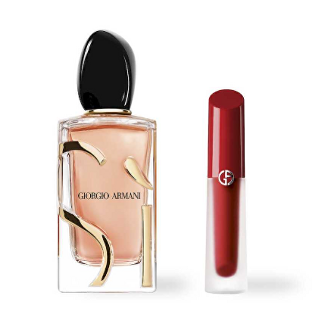 Sì Intense (2023) - EDP 100 ml + rtěnka Lip Maestro Satin 4 ml