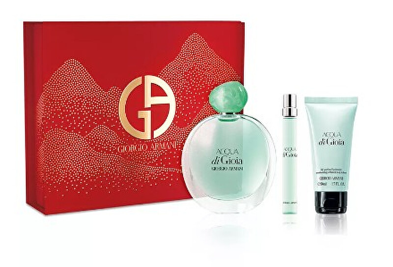 Giorgio Armani Acqua Di Gioia - EDP 100 ml + tělové mléko 50 ml + EDP 10 ml Dárková sada