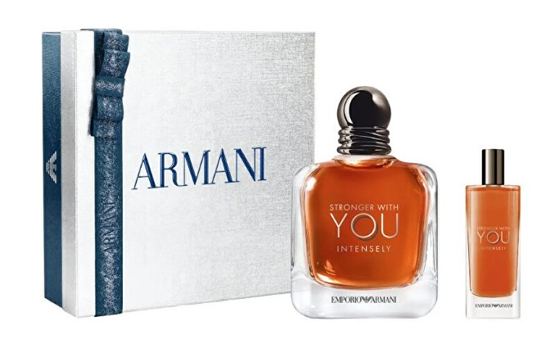 Giorgio Armani Emporio Armani Stronger With You Intensely - EDP 100 ml + EDP 15 ml Dárková sada