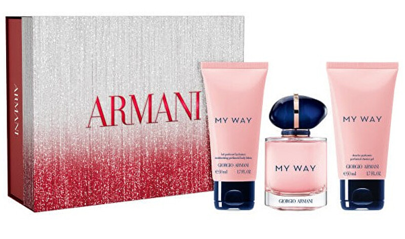 My Way - EDP 50 ml (plnitelná) + tělové mléko 50 ml + sprchový gel 50 ml (Christmas Edition)