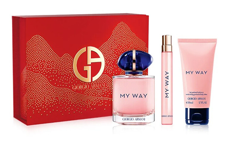 Giorgio Armani My Way - EDP 90 ml + tělové mléko 50 ml + EDP 10 ml Dárková sada