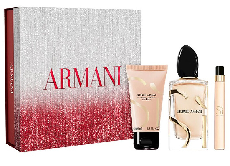 Giorgio Armani Sì - EDP 100 ml + tělové mléko 50 ml + EDP 10 ml (new design) Dárková sada