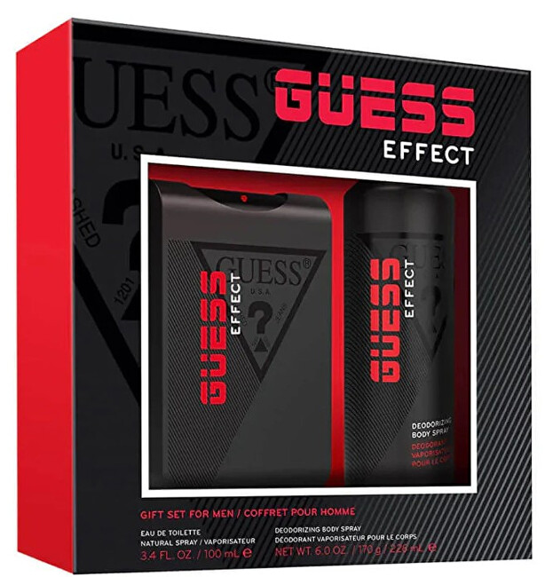 Guess Guess Effect - EDT 100 ml + deodorant ve spreji 226 ml Dárková sada