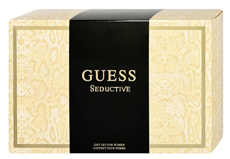 Guess Seductive - EDT 75 ml + EDT 15 ml + tělové mléko 100 ml + taštička Dárková sada