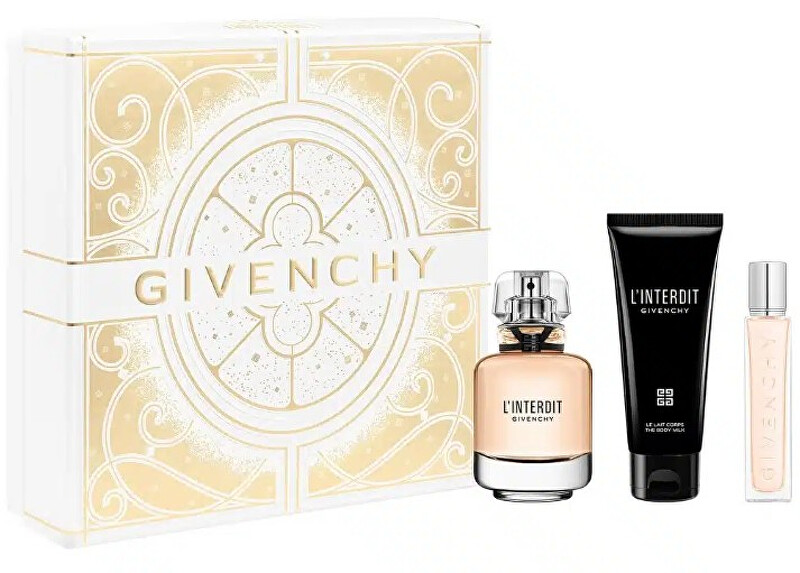 L´Interdit Rouge - EDP 50 ml + tělové mléko 75 ml + EDP 12,5 ml