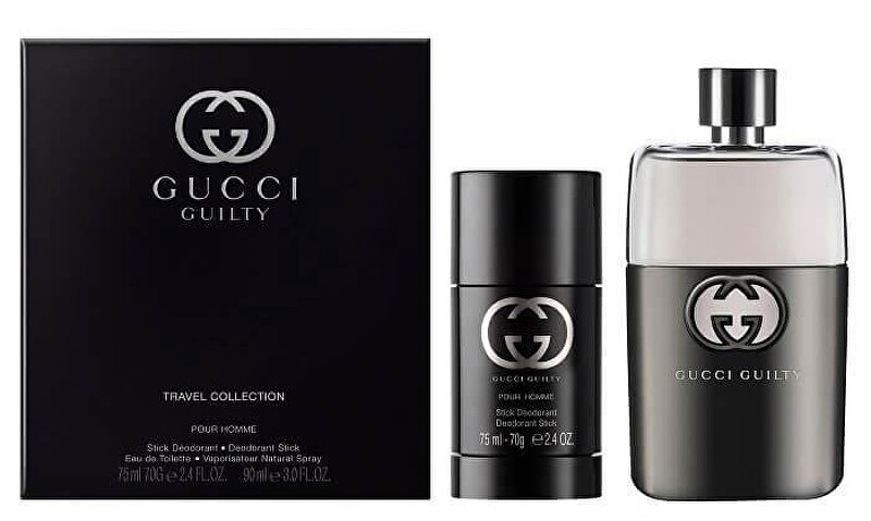 Gucci Guilty Pour Homme - EDT 90 ml + tuhý deodorant 75 ml Dárková sada