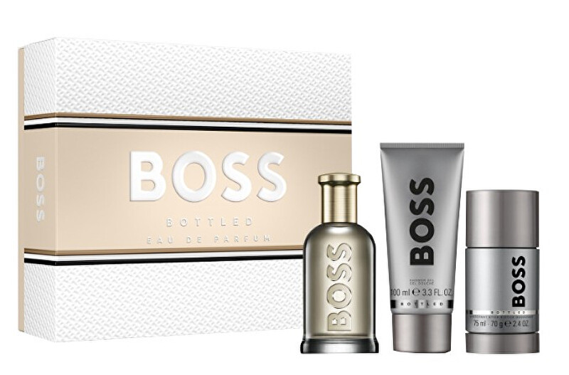Hugo Boss Boss Bottled - EDP 100 ml + sprchový gel 100 ml + tuhý deodorant 75 ml Dárková sada