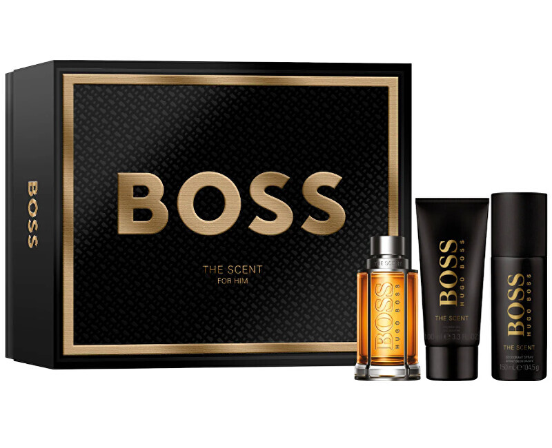 Hugo Boss Boss The Scent - EDT 100 ml + dezodorant v spreji 150 ml + sprchový gél 100 ml Darčeková sada