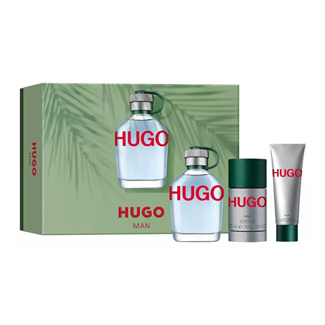 Hugo Boss Hugo Man - EDT 125 ml + tuhý deodorant 75 ml + sprchový gel 50 ml Dárková sada
