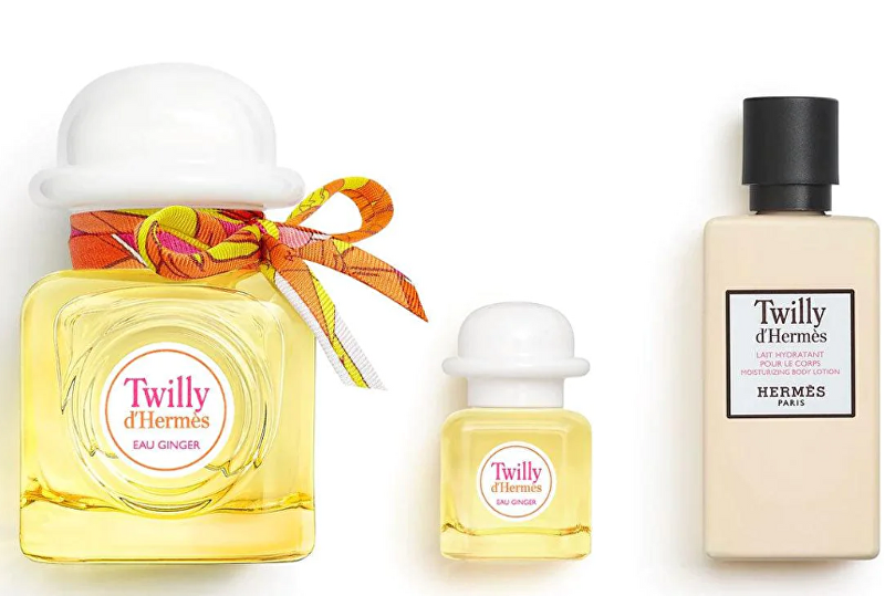 Twilly D´Hermes Eau Ginger - EDP 50 ml + EDP 7,5 ml + tělové mléko 40 ml