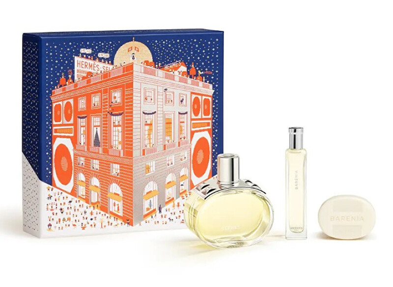Hermes Barénia - EDP 100 ml + EDP 15 ml + parfémované mýdlo 25 g Dárková sada