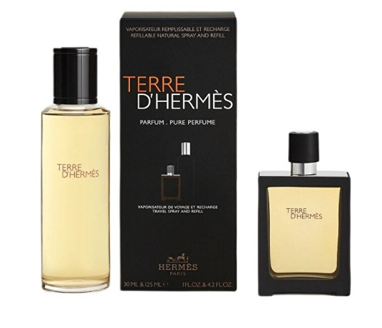 Terre D´ Hermes - parfém 30 ml (plnitelná) + náplň 125 ml
