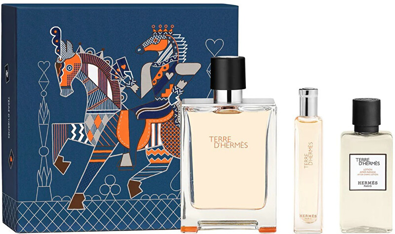Terre D´ Hermes - EDT 100 ml + voda po holení 40 ml + EDT 15 ml