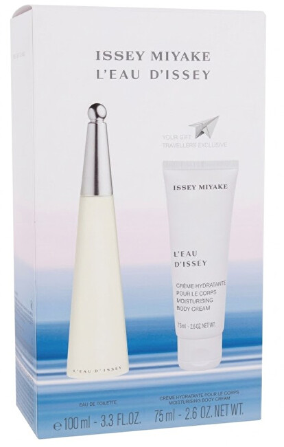 L´Eau D´Issey - EDT 100 ml + tělové mléko 75 ml