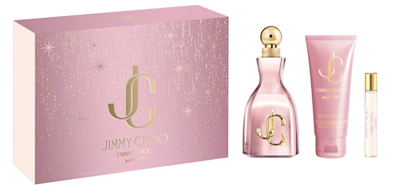 Jimmy Choo I Want Choo With Love - EDP 100 ml + tělové mléko 100 ml + EDP 7,5 ml Dárková sada