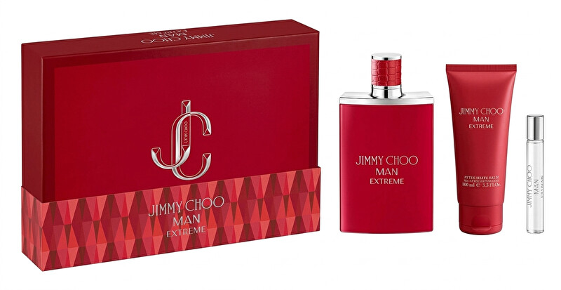 Jimmy Choo Man Extreme - EDP 100 ml + sprchový gel 100 ml + EDP 7,5 ml Dárková sada