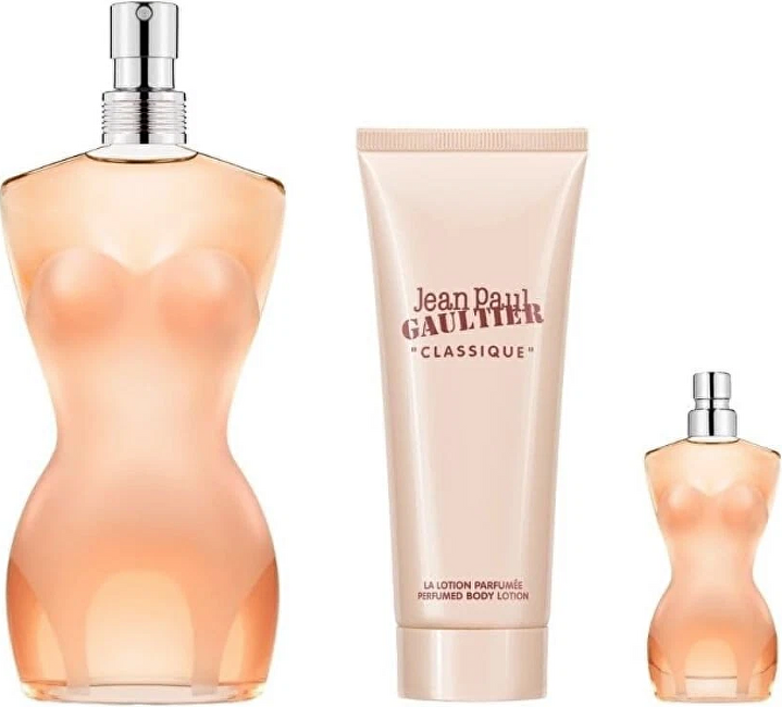 Classique - EDT 100 ml + tělové mléko 75 ml + EDT 6 ml
