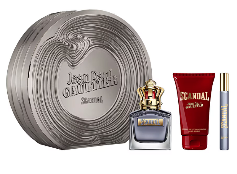 Jean P. Gaultier Scandal For Him - EDT 100 ml + sprchový gel 75 ml + EDT 10 ml Dárková sada