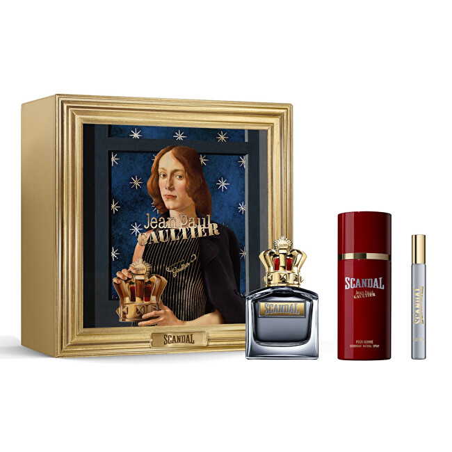 Scandal For Him - EDT 100 ml + deodorant ve spreji 150 ml + EDT 10 ml