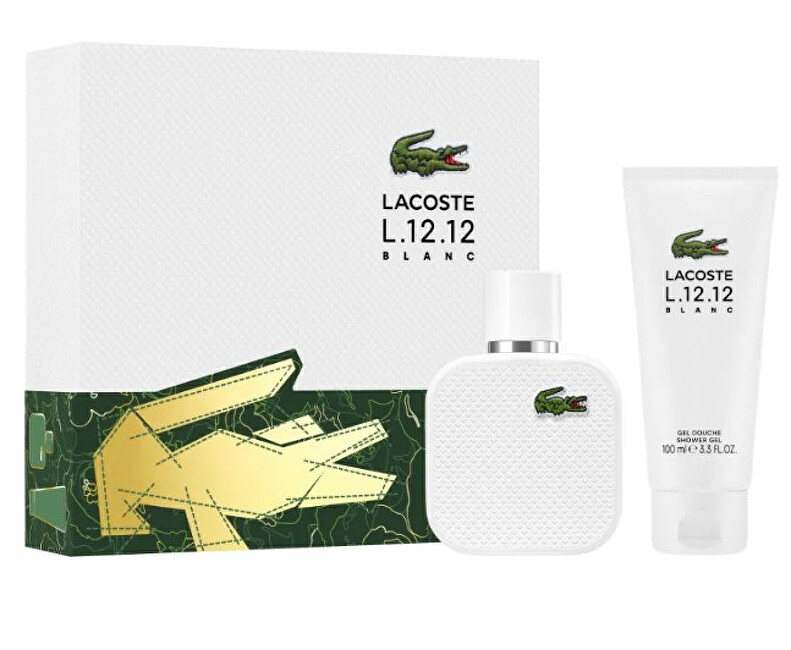Lacoste Eau De Lacoste L.12.12 Blanc - EDT 50 ml + sprchový gel 100 ml Dárková sada