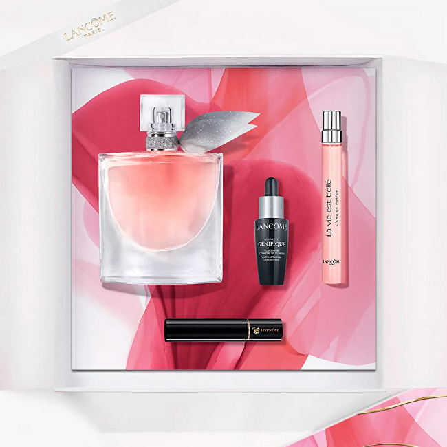 La Vie Est Belle - EDP 50 ml + Advanced Génifique Serum 10 ml + řasenka Hypnose Mascara 2 ml + EDP 10 ml