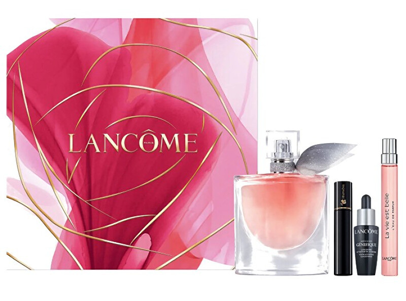 La Vie Est Belle - EDP 50 ml + Advanced Génifique Serum 10 ml + řasenka Hypnose Mascara 2 ml + EDP 10 ml