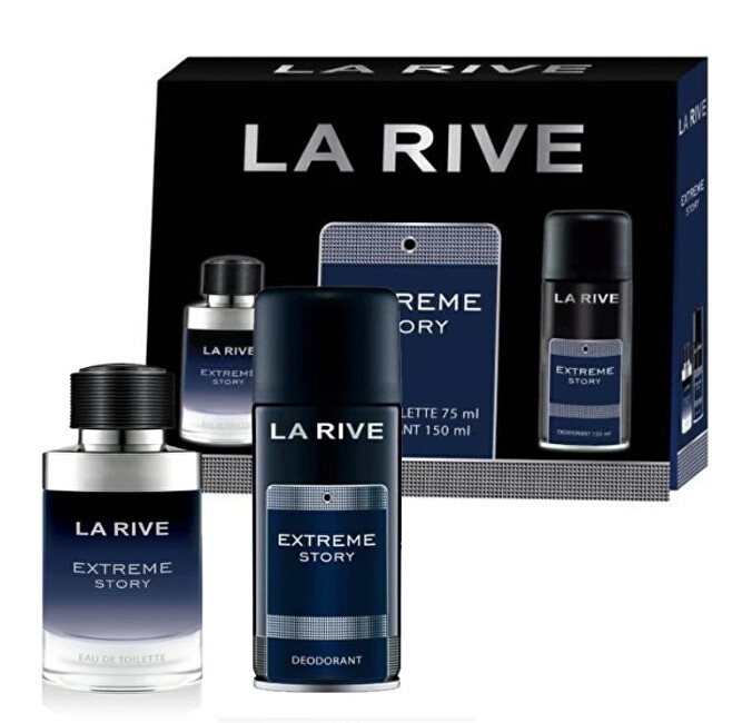 Extreme Story - EDT 75 ml + deodorant ve spreji 150 ml