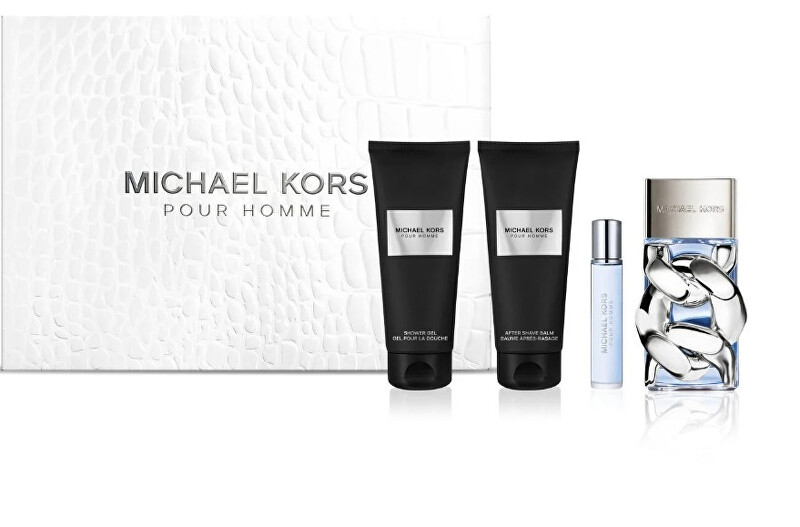 Michael Kors Pour Homme - EDP 100 ml + balzám po holení 100 ml + sprchový gel 100 ml + EDP 10 ml