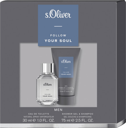s.Oliver Follow Your Soul Men - EDT 30 ml + sprchový gel 75 ml