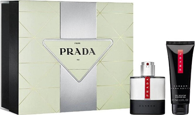 Luna Rossa Carbon - EDT 50 ml + sprchový gel 75 ml