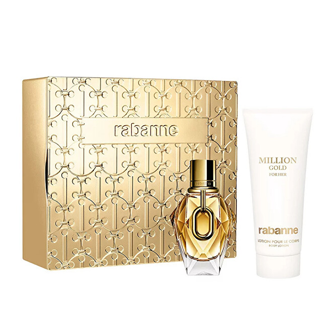 Rabanne Million Gold For Her - EDP 50 ml + tělové mléko 100 ml Dárková sada