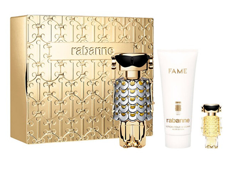 Fame - EDP 80 ml + tělové mléko 100 ml + EDP 4 ml