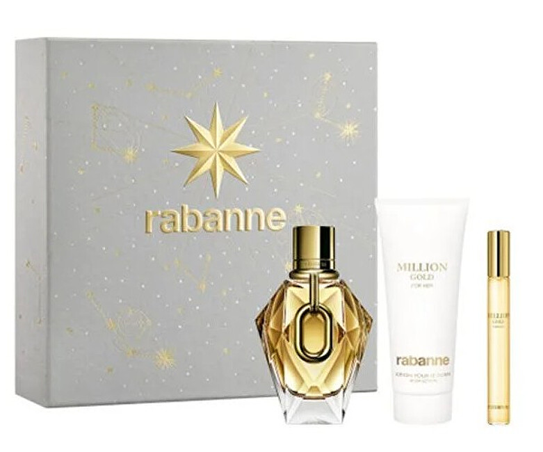 Million Gold For Her - EDP 90 ml + tělové mléko 100 ml + EDP 10 ml