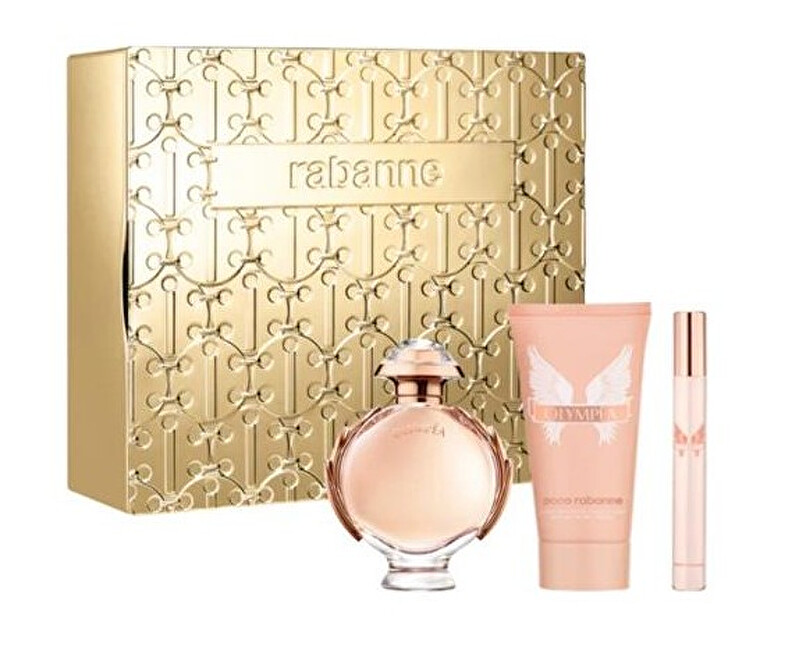 Rabanne Olympea - EDP 50 ml + tělové mléko 75 ml + EDP 10 ml Dárková sada