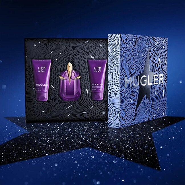 Thierry Mugler Alien - EDP 30 ml + sprchový gel 50 ml + tělové mléko 50  ml Dárková sada