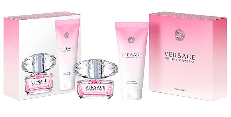 Bright Crystal - toaletní voda s rozprašovačem 50 ml + tělové mléko 100 ml